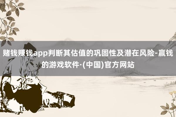 赌钱赚钱app判断其估值的巩固性及潜在风险-赢钱的游戏软件·(中国)官方网站